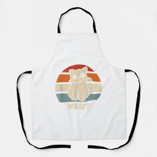 Tablier Rétro Quel Chat Couteau Miaou Kitty Drôles de Chat