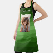 Tablier Retro Stripes - Christmas Green - Simple Photo (Insitu)