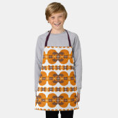Tablier Rétro Super 60's 70's Motif Bubbles (Porté)