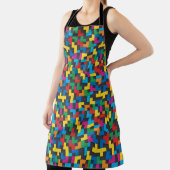 Tablier Retro Tetris Blocks Seamless Pattern (Insitu)