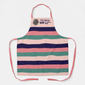 Tablier Retro Typographie Cool Logo d'entreprise (Recto)