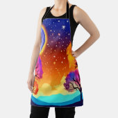 Tablier Rêve d'automne sur la Lune (Insitu)