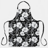 TABLIER RÊVE POLYNÉSIEN (NOIR) (Recto)