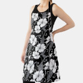 TABLIER RÊVE POLYNÉSIEN (NOIR) (Insitu)