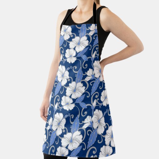 TABLIER RÊVE POLYNÉSIENNE (BLEU) (Insitu)