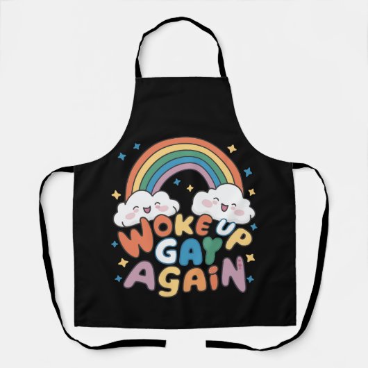 Tablier Réveillé Gay de nouveau LGBT Pride Mois Super (Recto)