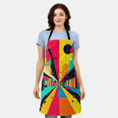 Tablier Rêves vifs : une odyssée néon (Porté)