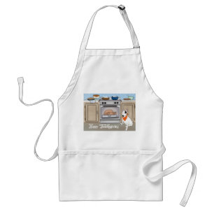Tablier Rex La TV Terrier Thanksgiving Apron