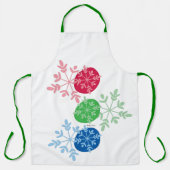 Tablier RGB Snowflakes (Recto)