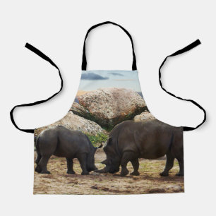 Tablier Rhino Baby Lifes Leçons, Enfants Imprimer Plein Ta