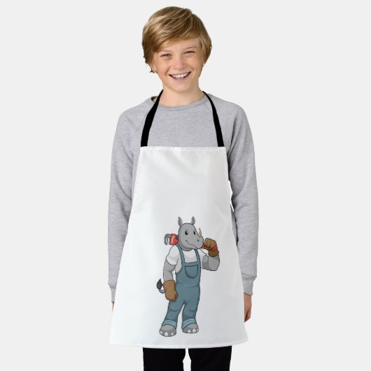 Tablier Rhino en Handyman avec Pince à pompe à eau (Porté)