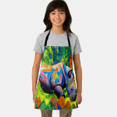 Tablier Rhino reflétant le feuillage (Insitu)