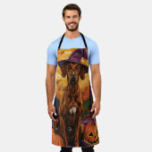 Tablier Rhodesian Ridgeback Chien Halloween sorcier Citrou (Porté)