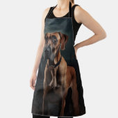 Tablier Rhodesian Ridgeback Halloween effrayant (Insitu)
