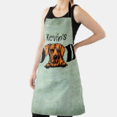 Tablier Rhodesian Ridgeback Personnalisé Papa Apron (Insitu)