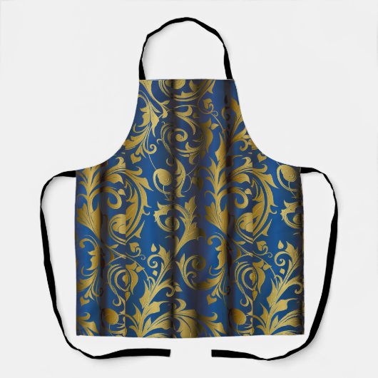 Tablier Rideaux dorés 1 (Recto)