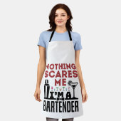 Tablier Rien ne me fait peur Je suis un barman (Porté)