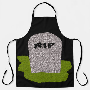 Tablier RIP Tombstone Halloween