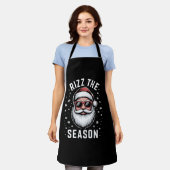 Tablier Rizz la Saison Noël Silly Funny Santa (Porté)