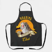 Tablier Roaring Sundown Club Sabertooth Tiger (Recto)