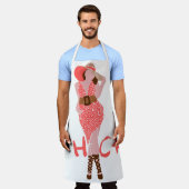 Tablier Robe Casquette Soleil Polka Dot Chick épais (Porté)