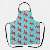 Tablier Robe Rouge Polka Dot Dance (Recto)