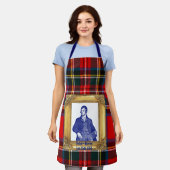 Tablier Robert Burns Supper Royal Stewart Plaid Jan 25 (Porté)