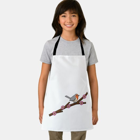 Tablier Robin sur Sakura (Insitu)