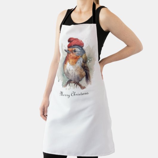 Tablier Robin Winter Delight, sur mesure (Insitu)