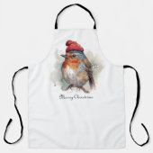 Tablier Robin Winter Delight, sur mesure (Recto)