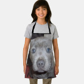 Tablier Robot bleu, Apon d'impression intégrale pour enfan (Insitu)