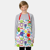 Tablier Robot de dessin pour enfants (Porté)