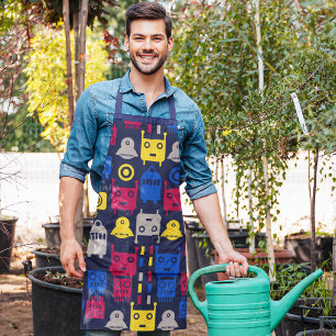Tablier Robots de caricature pour enfants