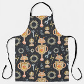 Tablier Robots motifs imperméables (Recto)