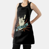 Tablier Rock Band 80's rock and roll Music Lover Rockb (Insitu)