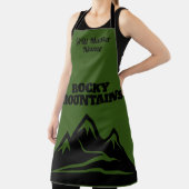 Tablier Rocky Mountains, grillmaster personnalisé, barbecu (Insitu)