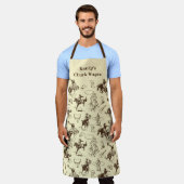 Tablier Rodéo Wild West personnalisé (Porté)