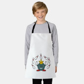 Tablier Roi à Bowling avec épingle de Bowling (Porté)