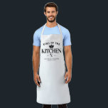 Tablier Roi classique de la cuisine Couronne Foodie Papa H<br><div class="desc">Classic Moderne Elégant Roi de la Couronne de cuisine Foodie Papa Père pour hommes Apron</div>