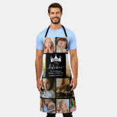 Tablier Roi de la cuisine Photo Collage d'aire (Porté)