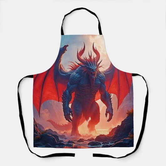 Tablier Roi Démon : Art de l'Ombre du Dragon Éternel (Recto)
