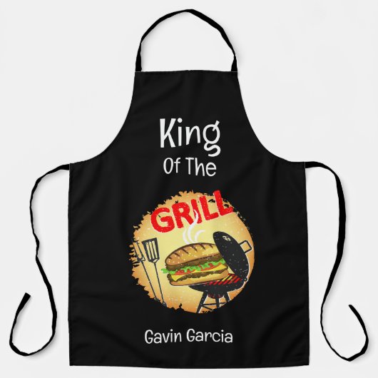 Tablier Roi du Grill (Recto)