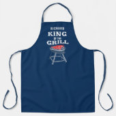 Tablier Roi du Grill BBQ Apron personnalisé (Recto)