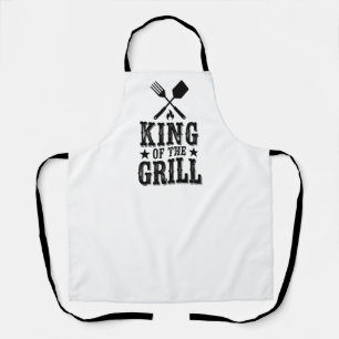 Tablier Roi du Grill Maître BBQ Personnalisé