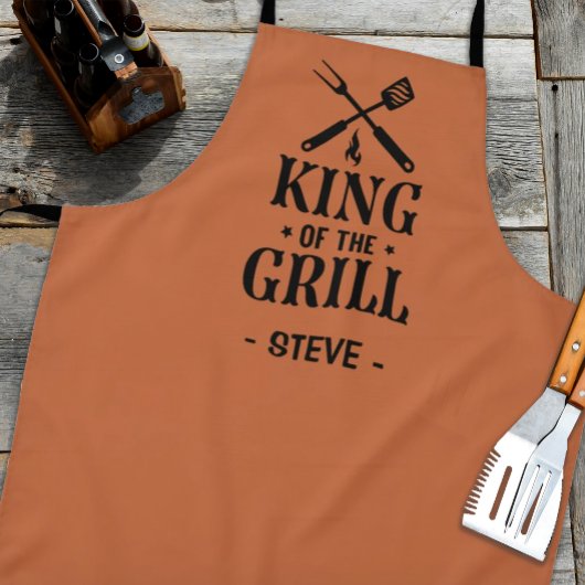Tablier Roi du Grill Personalisé BBQ