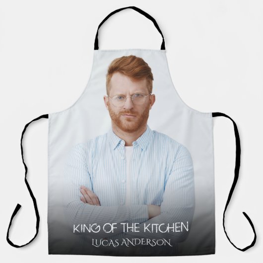 Tablier Roi moderne de la cuisine Photo | Porte-nom (Recto)