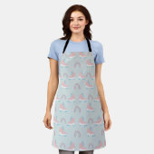 Tablier Rollerskate Motif d'illustration partout sur Apron (Porté)
