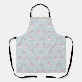 Tablier Rollerskate Motif d'illustration partout sur Apron (Recto)
