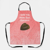 Tablier Romantic Chocolate Heart (Recto)