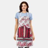 Tablier Romantic Reading Vibes Cozy Valentine Gift (Porté)
